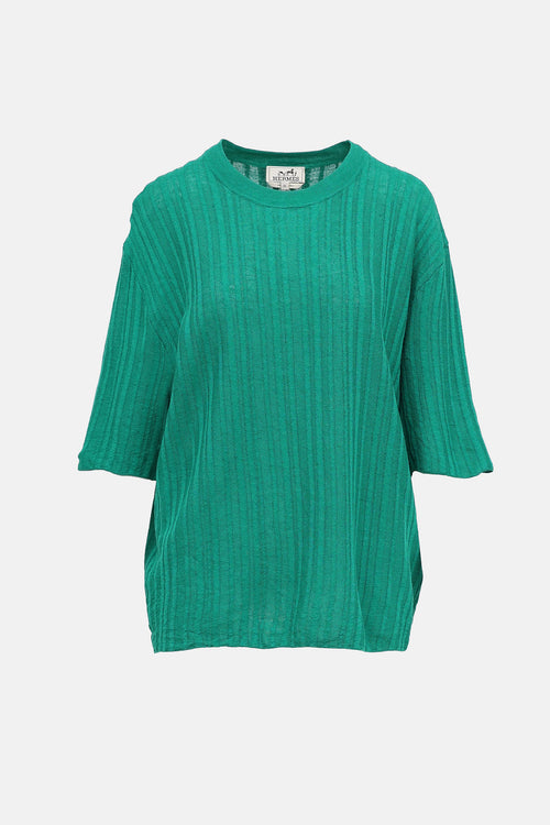 Hermès Seersucker Pique T-Shirt