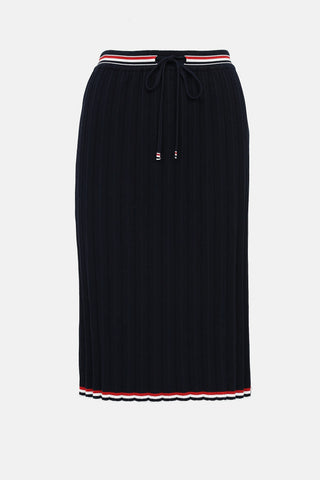 Knit Pleated Skirt