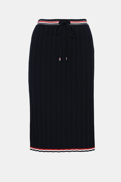 Knit Pleated Skirt