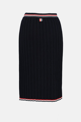 Thom Browne Knit Pleated Skirt
