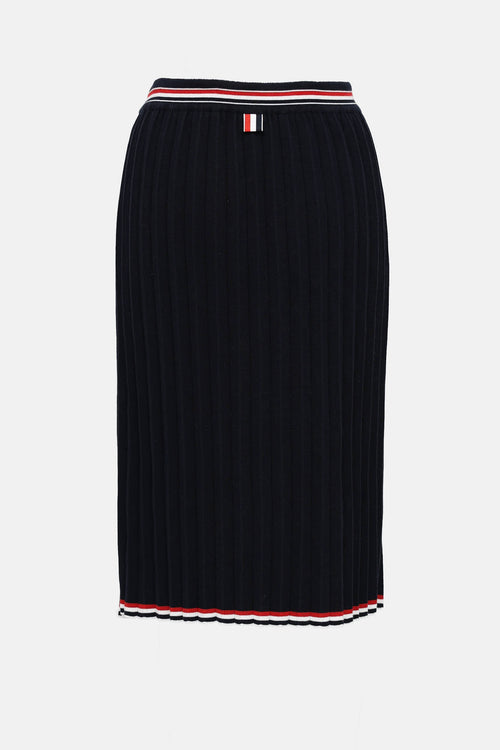 Thom Browne Knit Pleated Skirt