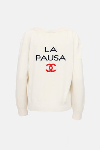 Chanel Cruise 2019 La Pausa Knit Sweater