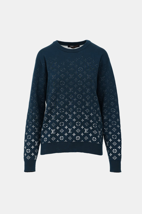 Louis Vuitton MENS Monogram Knit Degrade Sweater