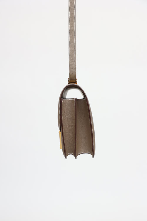 Hermès 2019 Etoupe Epsom Constance 24 Bag