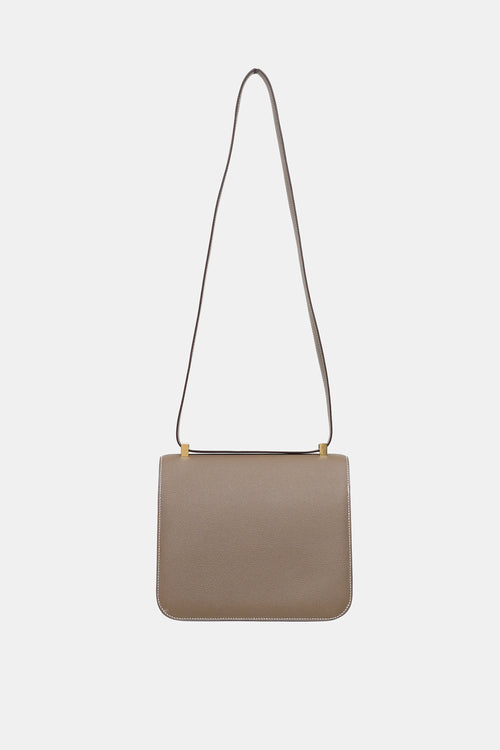 Hermès 2019 Etoupe Epsom Constance 24 Bag