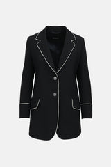 Gucci Silk Trim Blazer