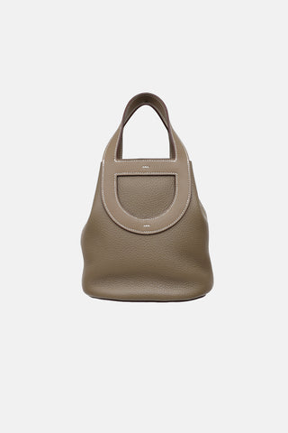 Hermès Etoupe Picotin In The Loop 18 Bag
