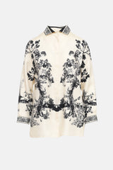 Etro Silk Printed Button Up Shirt