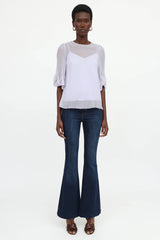 See By Chloé Sheer Ruffle Blouse