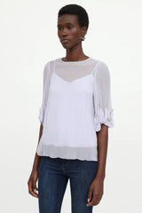 See By Chloé Sheer Ruffle Blouse
