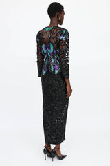 Sho Max Sequin Cut Out Dress