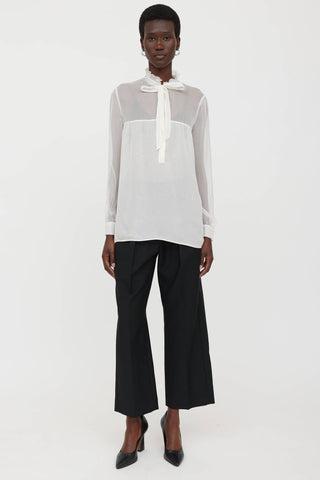 Sheer Longsleeve Top
