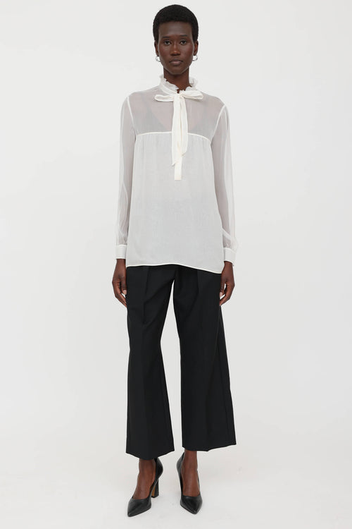 Sheer Longsleeve Top