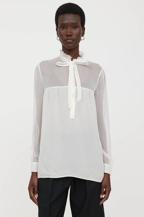 Sheer Longsleeve Top