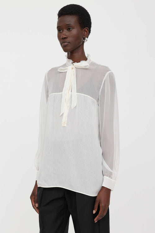 Sheer Longsleeve Top