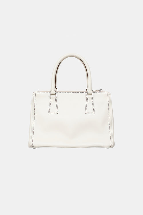 Prada Small Stitched Double Zip Galleria  Bag