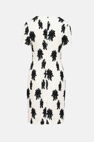 Balenciaga 2016 Textured Floral Dress