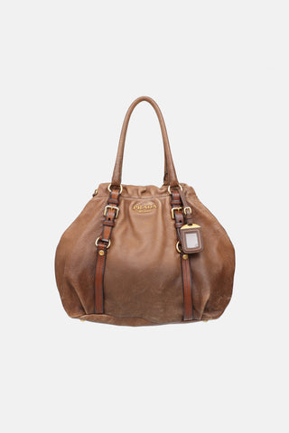 Prada Cervo Gathered Bag
