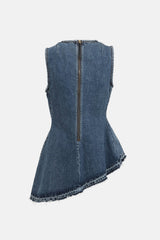 Marni Asymmetrical Denim Top