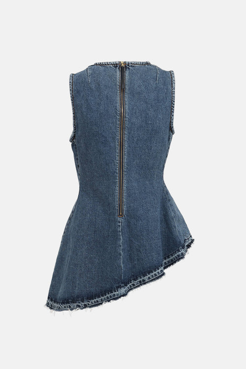 Marni Asymmetrical Denim Top