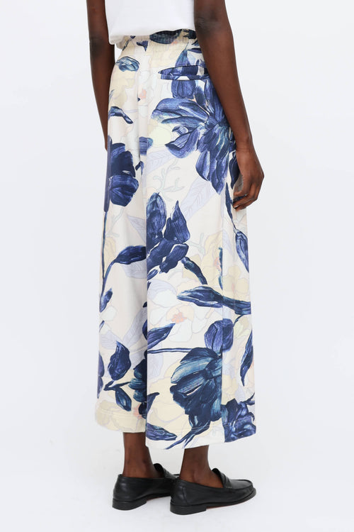 Dries Van Noten Floral Print Sweatpants