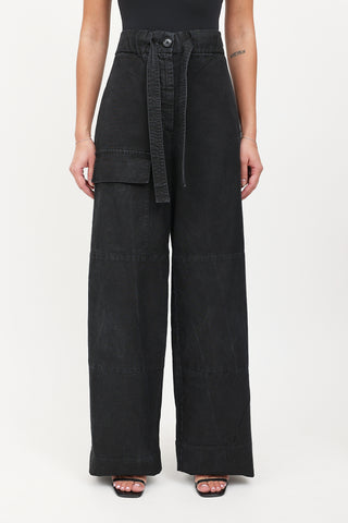 Dries Van Noten Distressed Cargo Pants