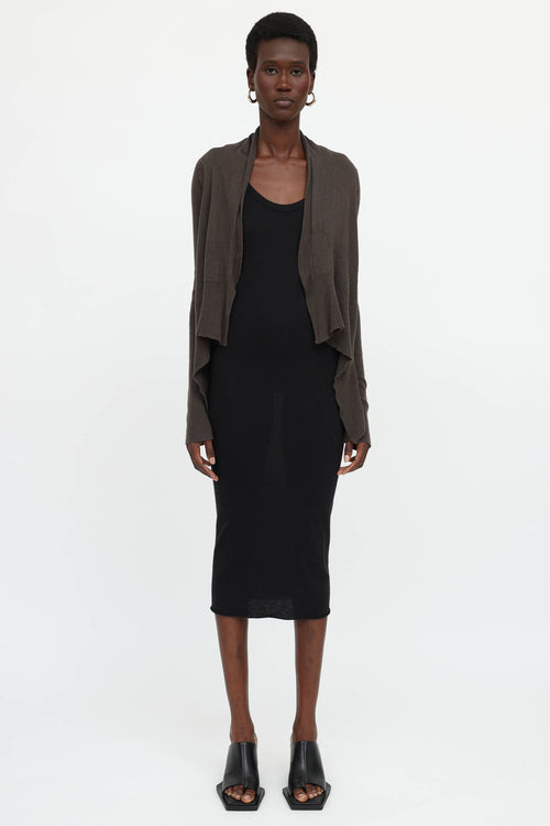 Rick Owens SS 2018 Open Cardigan