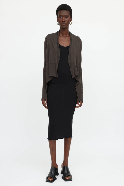 Rick Owens SS 2018 Open Cardigan