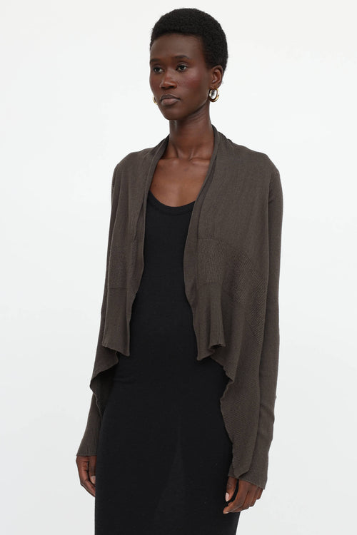 Rick Owens SS 2018 Open Cardigan