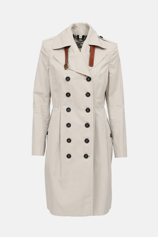 Burberry Duble Breasted Trench Coat
