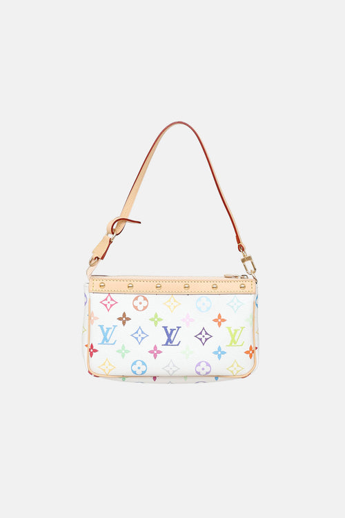 Louis Vuitton Reversible Monogram Double Zip Pochette Bag
