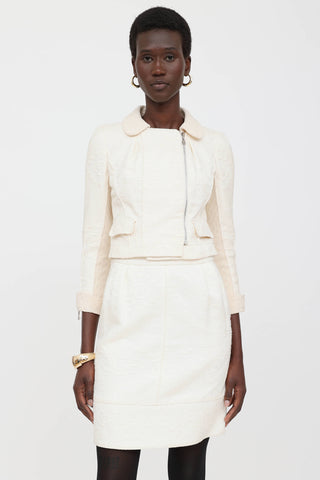 Louis Vuitton Embroidered Skirt
