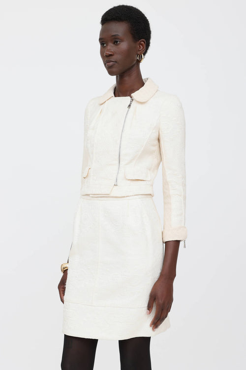 Louis Vuitton Embroidered Skirt