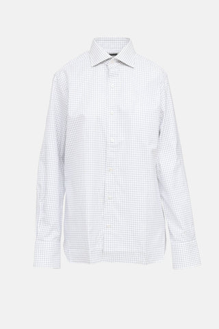 Tom Ford Check Button Up Shirt