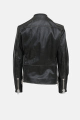 Coach Distressed Leather Jacket
