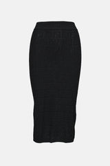 Fendi Knit Monogram Midi Skirt