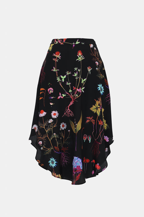 Botanical Print Skirt