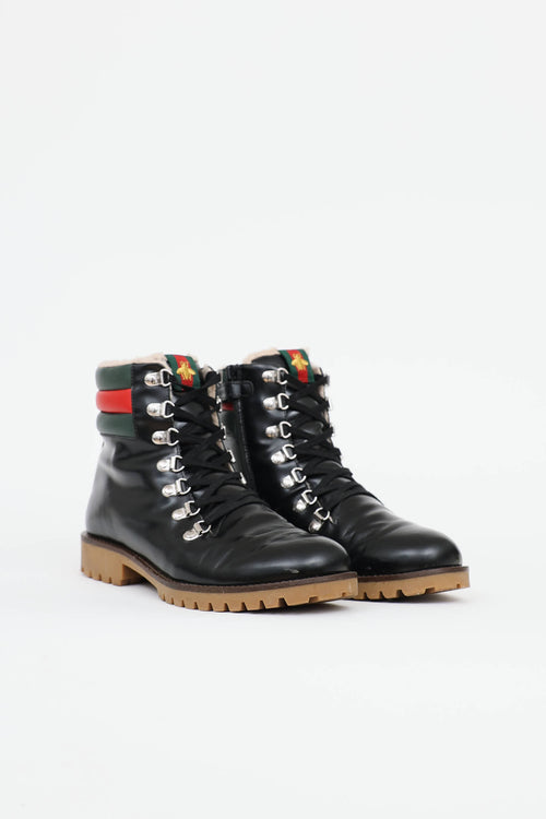 Gucci Leather Jonathon Boot