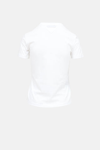 Prada Triangle Logo Patch T-Shirt