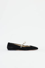 Jimmy Choo Faux Pearl Mary Jane Flat
