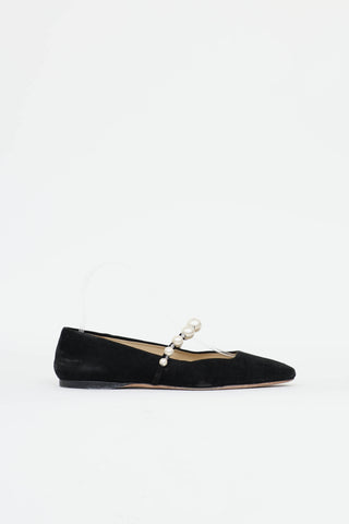Jimmy Choo Faux Pearl Mary Jane Flat