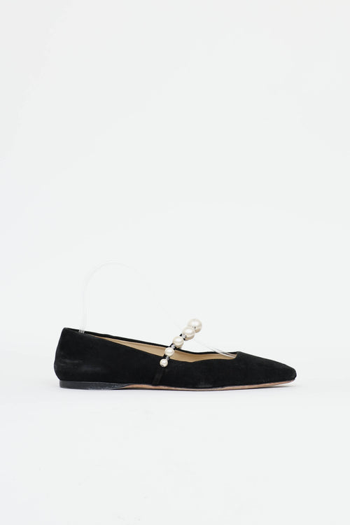 Jimmy Choo Faux Pearl Mary Jane Flat
