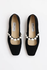 Jimmy Choo Faux Pearl Mary Jane Flat