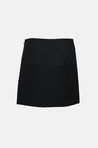 Versace Wool Medusa Mini Skirt