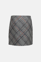 Brunello Cucinelli Plaid Mini Skirt