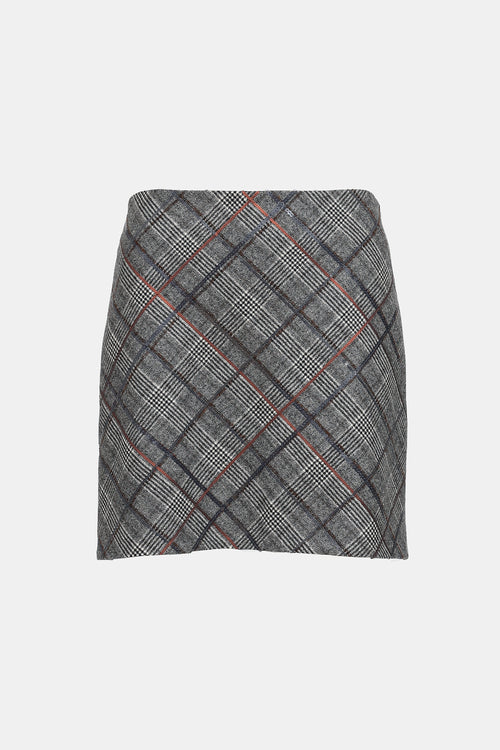 Brunello Cucinelli Plaid Mini Skirt
