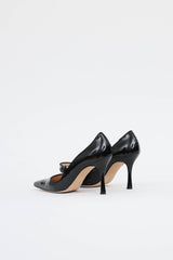 Manolo Blahnik Patent Campari Pump