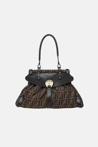 Fendi 2009 Zucca Monogram Magic Shoulder Bag