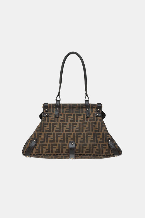 Fendi 2009 Zucca Monogram Magic Shoulder Bag