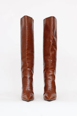 Jimmy Choo Embossed  Boot